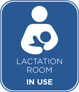 Sign: Lactation Room in Use